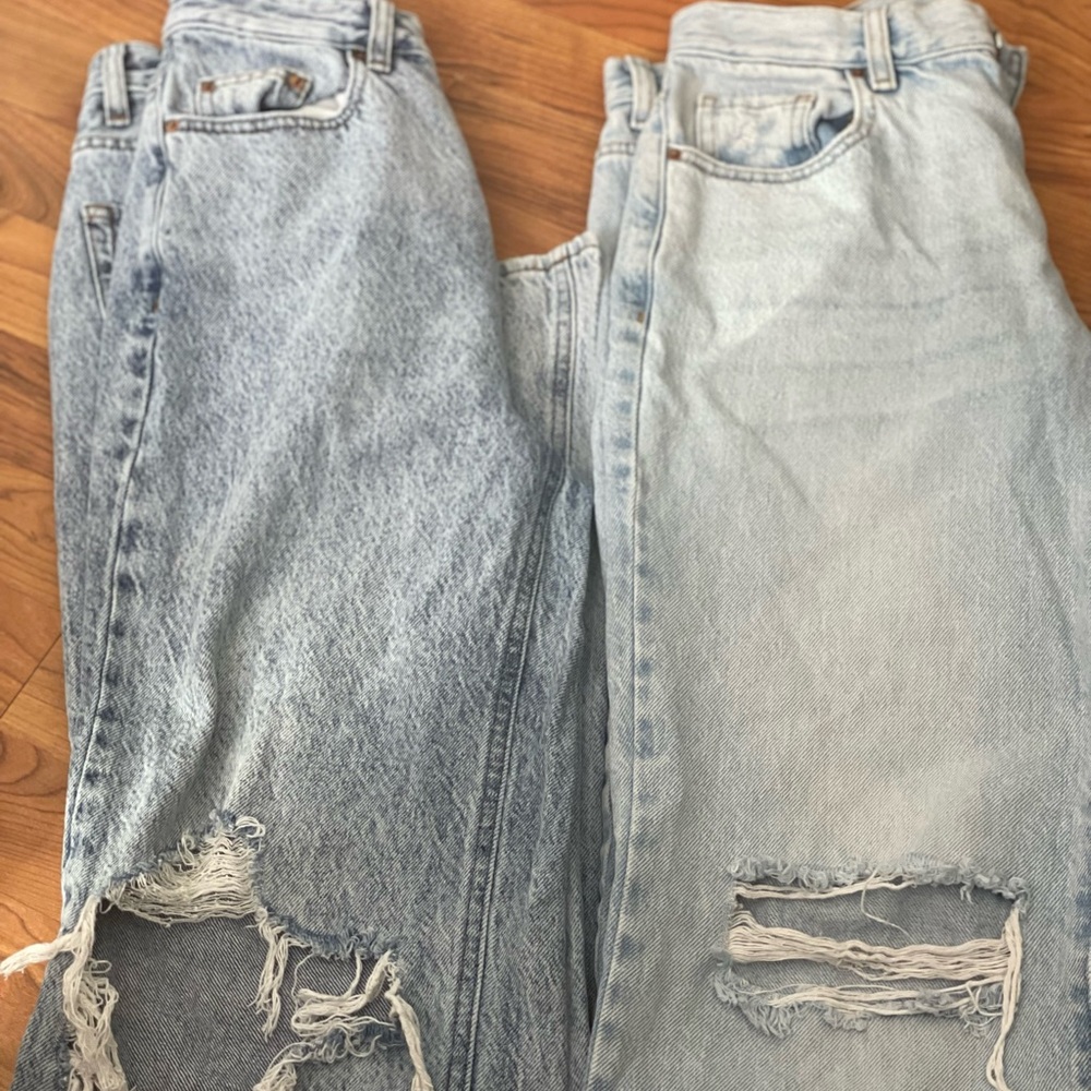 Pacsun Distressed Light Blue Jeans